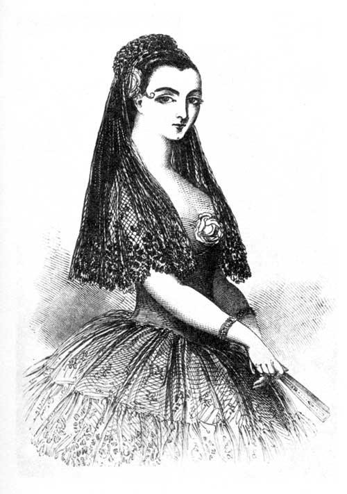 Lola Montez, "Spanish Dancer." Début at Her Majesty's Theatre