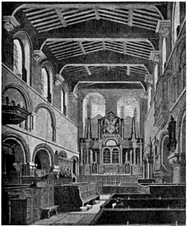 INTERIOR OF THE CHOIR