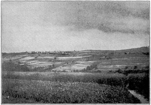 Village with Open Fields, Udenhausen, near Coblentz, Germany. (From a photograph taken in 1894.)