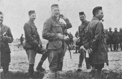 The Quartermaster, Assistant Adjutant, Transport Officer, 2nd In Command, And The Colonel Watching The Regimental Sports At The Front