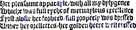 text reconstruction