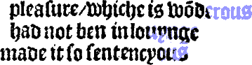 text reconstruction