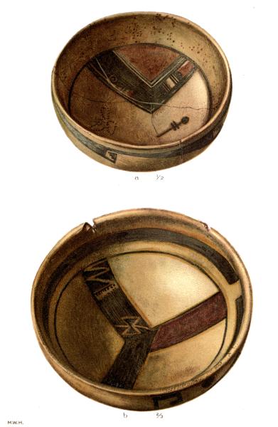 PL. CLXIII— FOOD BOWLS WITH GEOMETRIC ORNAMENTATION FROM SIKYATKI