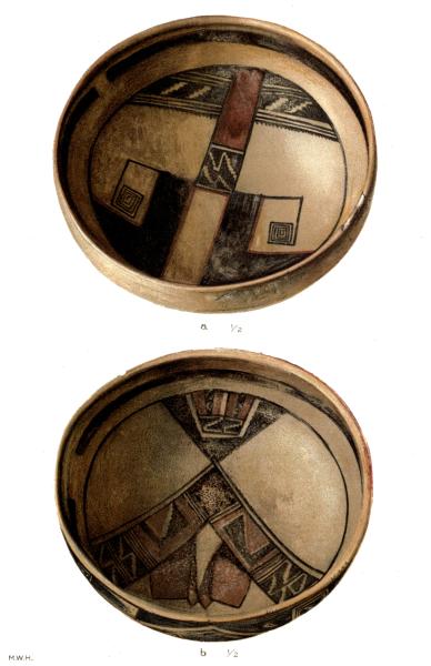 PL. CLXIV— FOOD BOWLS WITH GEOMETRIC ORNAMENTATION FROM SIKYATKI