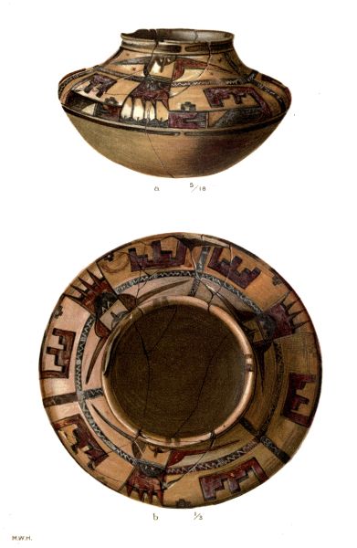 PL. CXLIV— VASE WITH FIGURES OF BIRDS FROM SIKYATKI