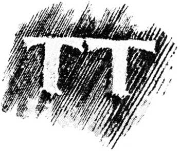 TOM TAYLOR'S INITIALS