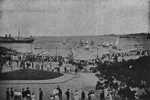 Regatas de Buques en el Puerto de San Juan