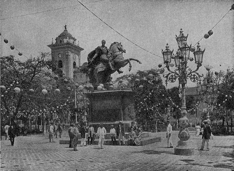 Estatua de Bolívar, Plaza de Caracas, Caracas, Venezuela