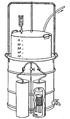 FIG. 1.--TROUVE'S ACETYLENE APPARATUS