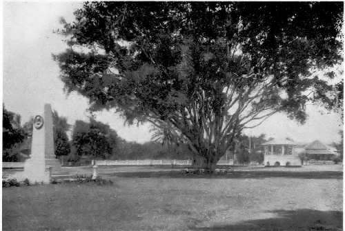 A village scene in Garoet, Java