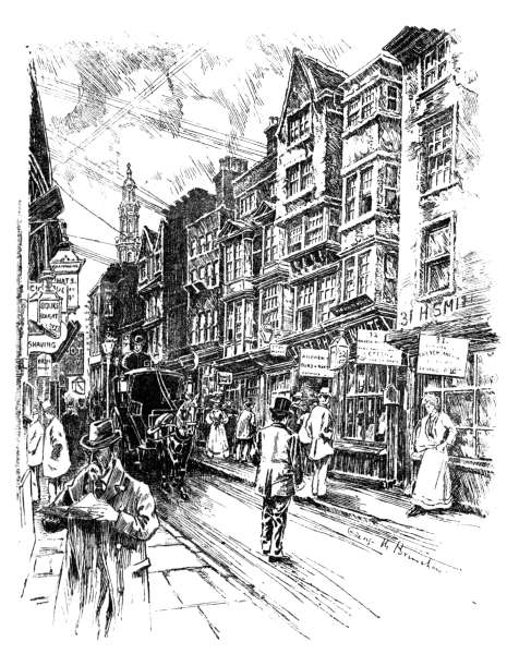 HOLYWELL STREET, STRAND  (Demolished 1901)