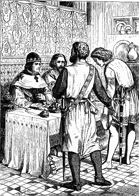 "Young gentleman," said King Louis, "it has come to my knowledge that you have performed an action noble in itself, and worthy of the praises of the valiant."—p. 64.