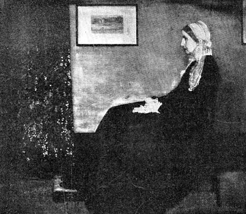 Fig. 44. Whistler's Mother. Whistler. Luxembourg, Paris