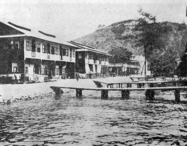 THE WATER FRONT AT SANDAKAN.