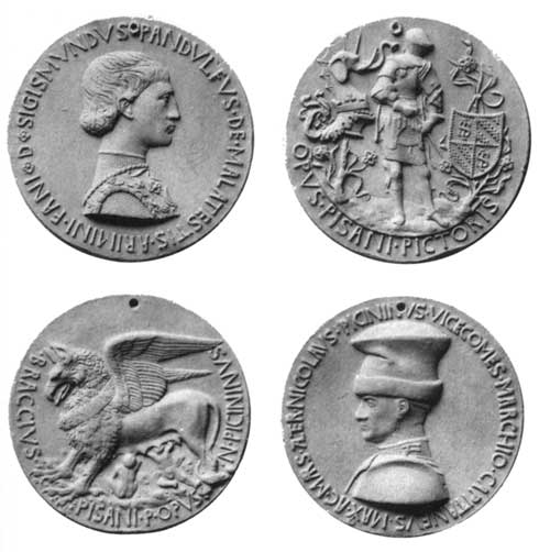 MEDALS OF SIGISMONDO PANDOLFO MALATESTA AND NICCOLÒ PICCININO