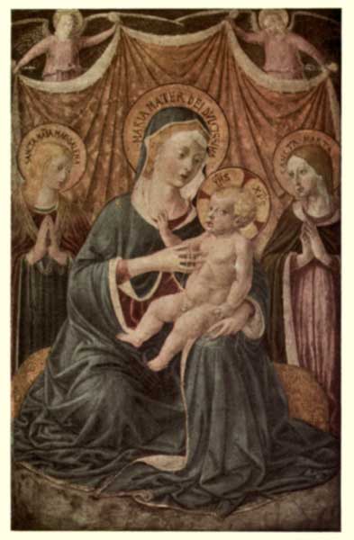 BENOZZO BOZZOLI: MADONNA AND CHILD