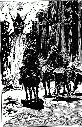 ILLUSTRATION FROM "ROBINSON CRUSOE" BY GORDON BROWNE  (BLACKIE AND SON)