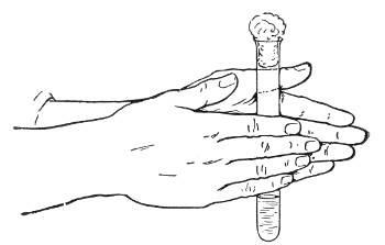 Fig. 124.—Mixing emulsion for plates.