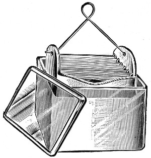 Fig. 196. Glass staining trough for blood films.