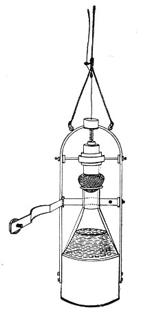 Fig. 203.—Esmarch's collecting bottle for water samples.