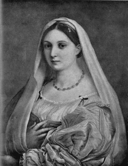 Alinari  Margherita (La Fornarina), Attributed to Raphael  Pitti Gallery, Florence