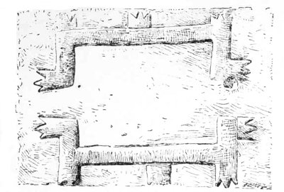 Fig. 154.—Assyrian plan; from the Balawat gates in the British Museum.