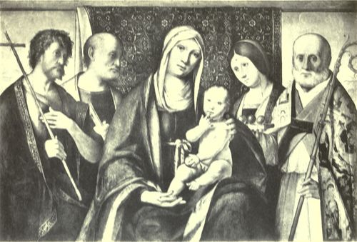 Madonna and Child with Saints.