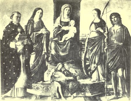 Madonna and Child with Saints.