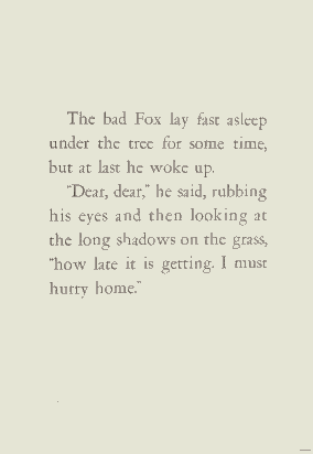 'The bad Fox...'