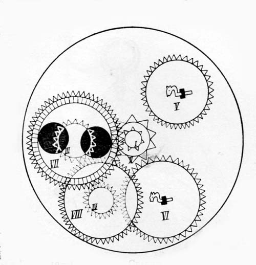 Calendrical Gearing Designed by al-Biruni.