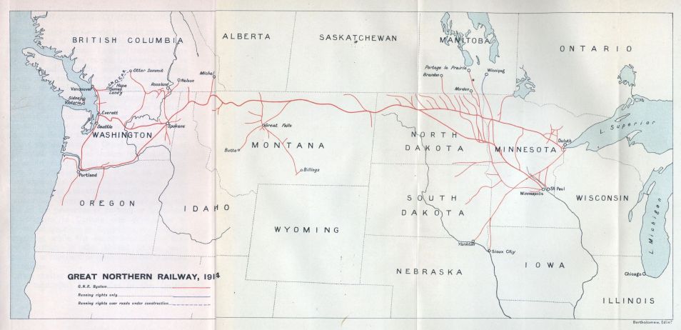 Great Northern Railway, 1914