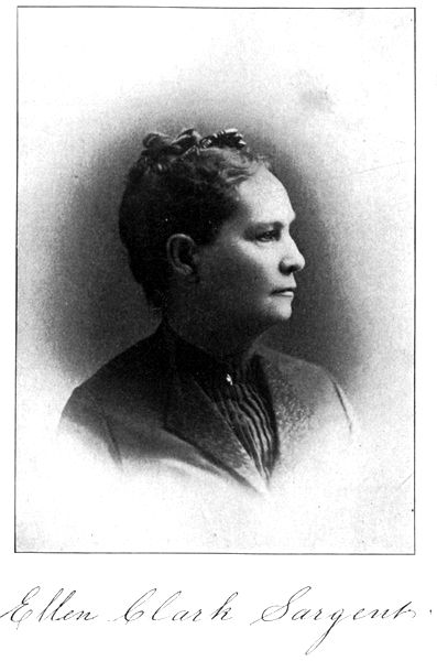 Ellen Clark Sargent (Signed: "Ellen Clark Sargent.")