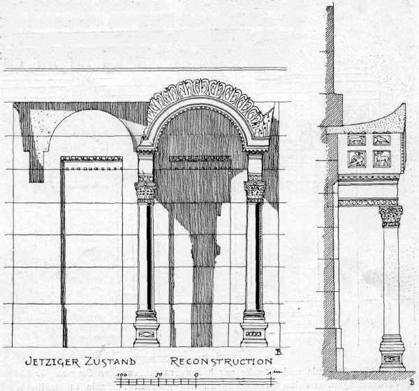 Bild 15. Die acht gleichen Wände des Obergeschosses.