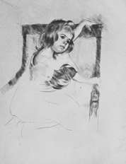 Child Resting  From an etching by Mary Cassatt