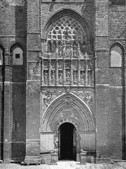 CATHEDRAL OF AVILA Main entrance