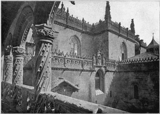 CATHEDRAL OF GRANADA The exterior cornices of the Royal Chapel