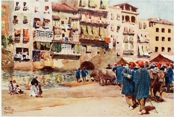 GERONA. The Cattle Market.