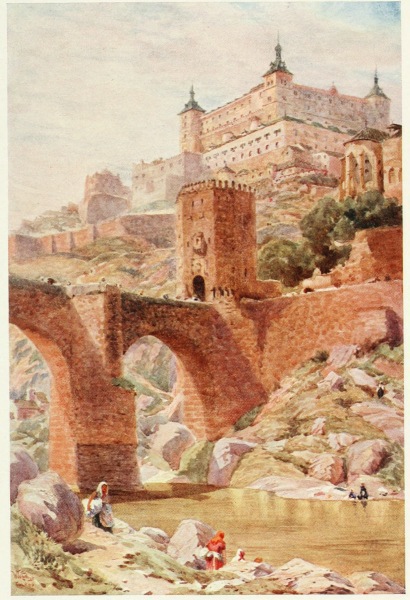 TOLEDO. The Alcántara Bridge.