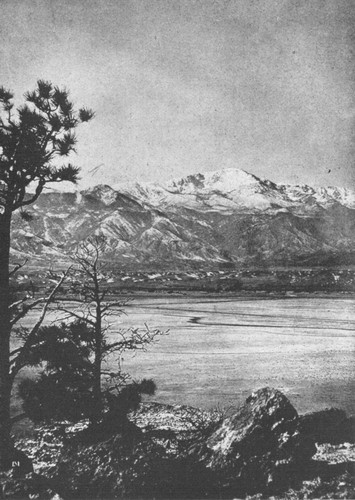 The level valley is filled up with fine rock flour washed from the sides of the neighboring mountains