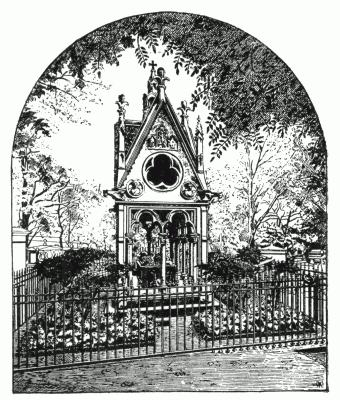 TOMB OF ABÉLARD AND HÉLOÏSE, CEMETERY OF PÈRE-LACHAISE.