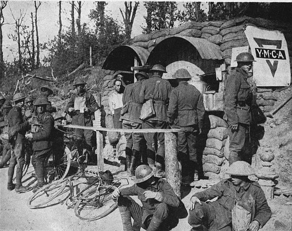 THE RED TRIANGLE IN THE SUPPORT TRENCHES