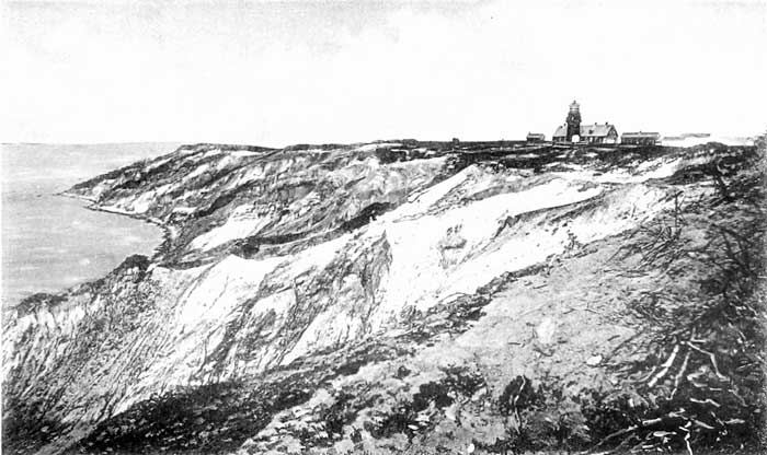 Gay Head Light House and Cliffs.