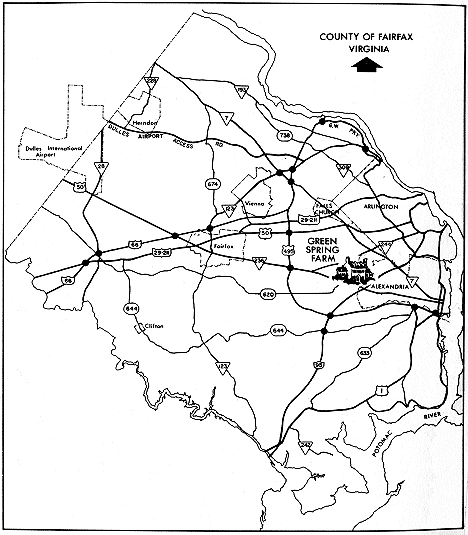 Map of COUNTY OF FAIRFAX VIRGINIA