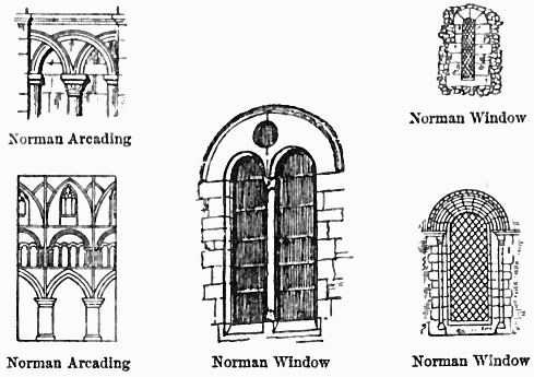 Norman Arcading, Norman Window, Norman Arcading, Norman Window, Norman Window