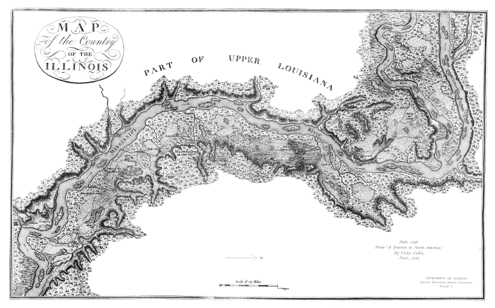 Illustration: Map of Illinois Country.