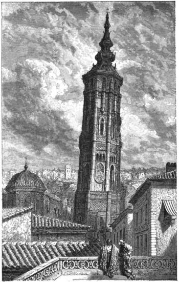 LEANING TOWER OF SARAGOSSA.  Page 98.  