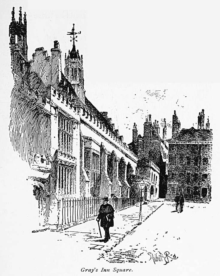 Gray's Inn Square.