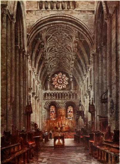 OXFORD  CHRISTCHURCH  INTERIOR OF THE NAVE