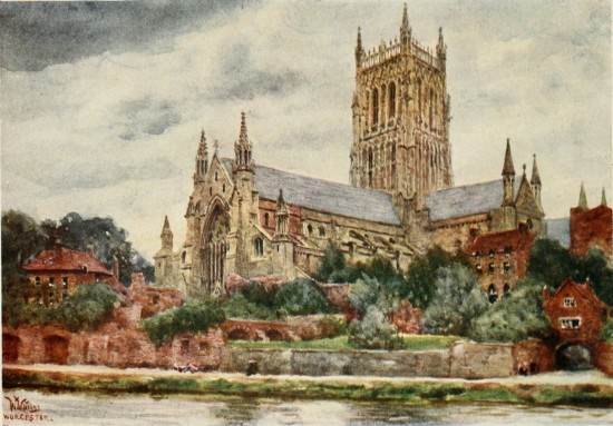 WORCESTER  THE CATHEDRAL