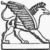 Winged lion